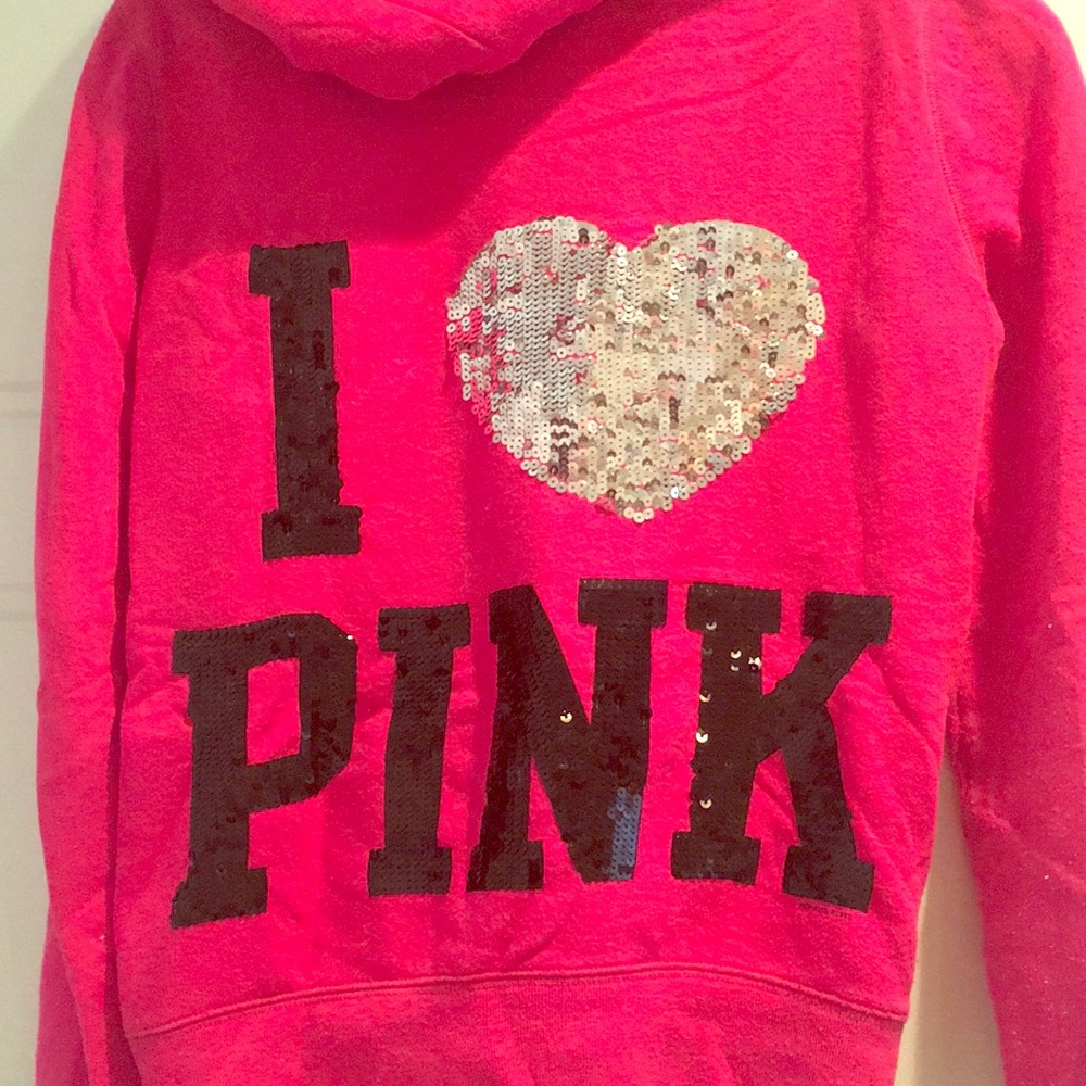 Loved PINK Victoria’s Secret Zip Up Hoodie